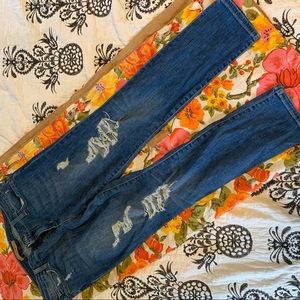 JOE’s jean ripped cropped denim